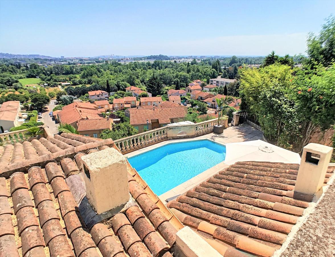 3 Bedrooms Villa Near Cannes - Pool & Jacuzzi - Sea View Mandelieu-La Napoule Exterior photo