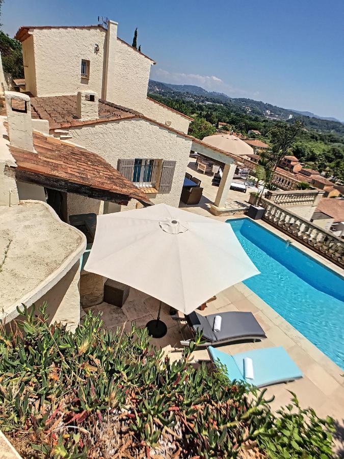3 Bedrooms Villa Near Cannes - Pool & Jacuzzi - Sea View Mandelieu-La Napoule Exterior photo